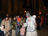 Průvod Mikulášů, čertů a andělů v Plzni 8.12.2007