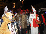 Průvod Mikulášů, čertů a andělů v Plzni 8.12.2007