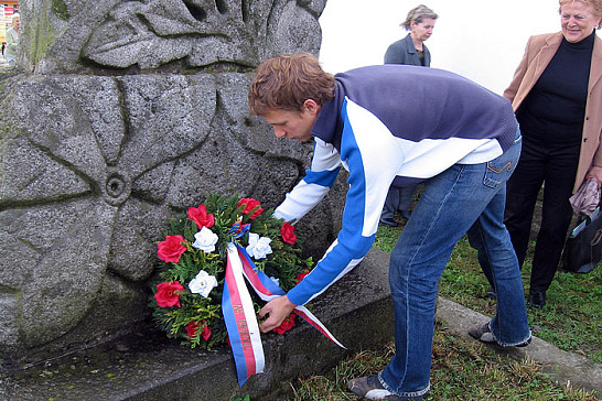 Uctění památky padlých hrdinů 1. a 2. světové války v Hradišti