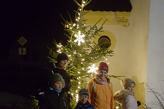 Rozsvícení vánočního stromku v Hradišti 2019