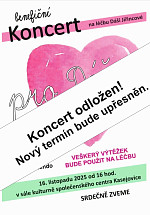 Benefiční koncert pro Dášu ODLOŽENO